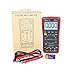 RAGU 17B Digital Multimeter 6000 Count with Ohm Volt Amp Diode Continuity Test, Backlit LCD Display, Auto-Ranging Electronic Measuring Instrument Tester