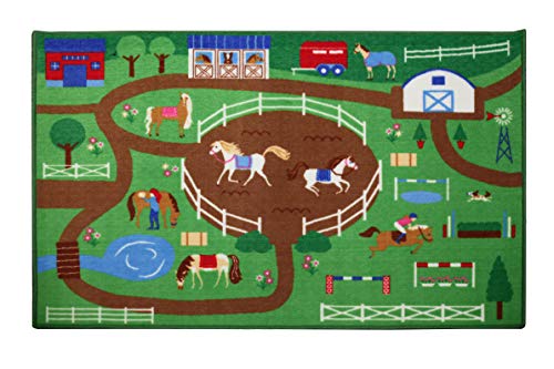 image for Wildkin Kids Educational Play Rug for Boys and Girls, Features Skid-Pr