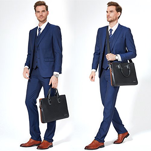 1 BOSTANTEN+Leather+Briefcase+Shoulder+Business