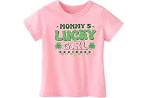 CHEERILULU Funny St Patricks Day Shirt for Toddler Boys Girls Kids, Happy Lucky Tee Gnome Irish Shamrock Leprechaun Shark T Shirt,3-6T