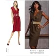 Patron Couture VOGUE V1172 - Robes Et Ceinture Femme Taille AA (6-8-10-12)