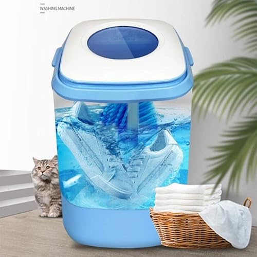 Upgraded Mini Washing Machine Detachable Brush Washing Shoe and Laundry