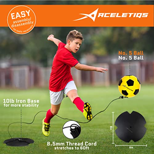 Soccer Equipment Soccer Rebounder with Adjustable Elastic Cord Bungee Soccer Trainer Smart