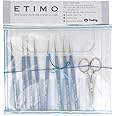 Tulip TLS-001 ETIMO Pattern Lace Needle Set, Royal Silver