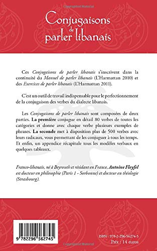 Amazon Fr Conjugaisons De Parler Libanais Fleyfel Antoine Livres