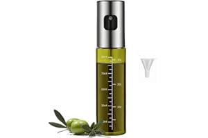 Oil Sprayer, 2 in 1 Oil Sprayer for Kitchen Cooking, 100ml Oil Spray Bottle for Home