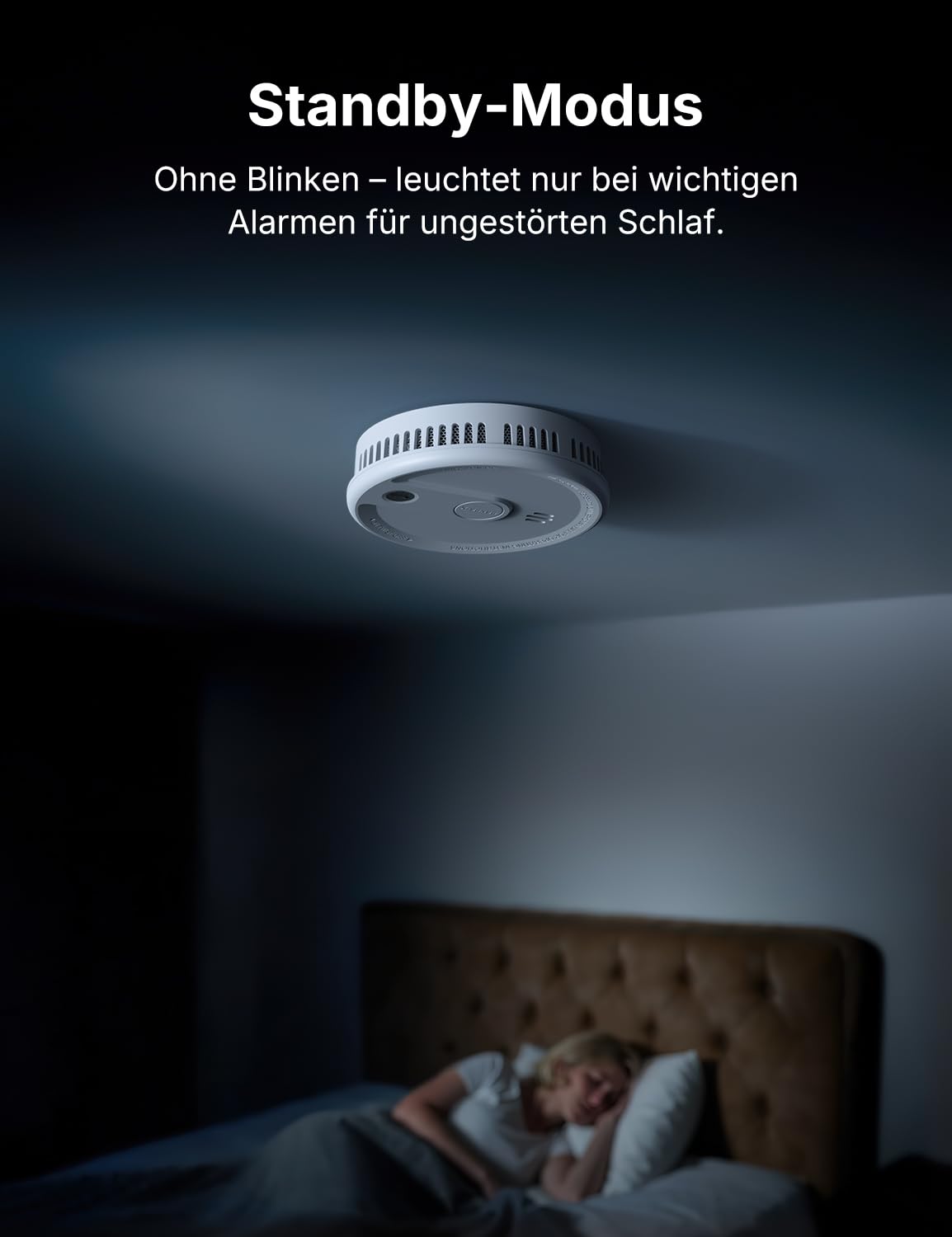 X-Sense Rauchmelder mit 10-Jahres-Batterie, Zertifiziert nach EN 14604, Brandmelder mit Magnethalterung, Standby ohne LED-Blinksignal, Test-/Stummschaltungstaste, ultraschlank, XS0G-SN, 6 Stück 3