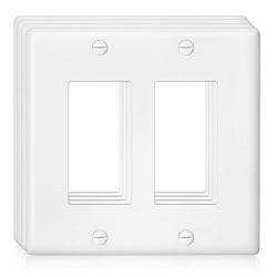 Decorator Wall Plate Double Gang Light Switch Plate