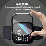 FiiMoo Screen Protector for Fitbit Sense 2 Versa 4 3 2 Pack 3D Full Coverage 5H view 7