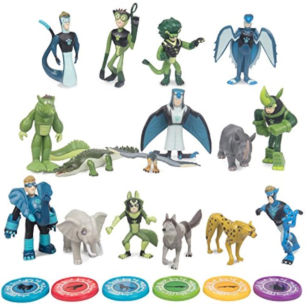 Playsets Wild Kratts Toys 22 Piece Collector Action Figure Set