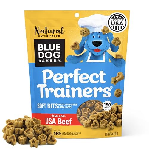 Blue Dog Bakery Perfect Trainers, Mini Dog Training Treats, Soft & Chewy, Made…