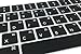 HRH Black Korean Language Touch Bar Keyboard Skin Silicone Cover for MacBook Pro with Touch Bar 13 Inch and 15 Inch(A2159/A1989/A1706,A1990/A1707) 2019 2018 2016 2017 Release USA Layout