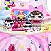 MagJazzy Little Girls Casual Dress Sleeveless Digital Printing Pageant Party Birthday Dress for Doll Surprised (150cm/ 7-8Y, Balloon Pink)