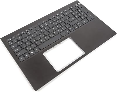 Dell Vostro 5501 5502 Palmrest HEBREW Backlit Keyboard 0W7PK2 02WWDH Renewed