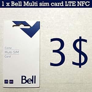 Amazon.com: Bell Canada Multi SIM Card: Cell Phones