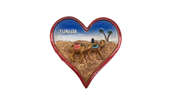 Weekinglo Souvenir Azul Camello Desierto Túnez 3D Imán de ...