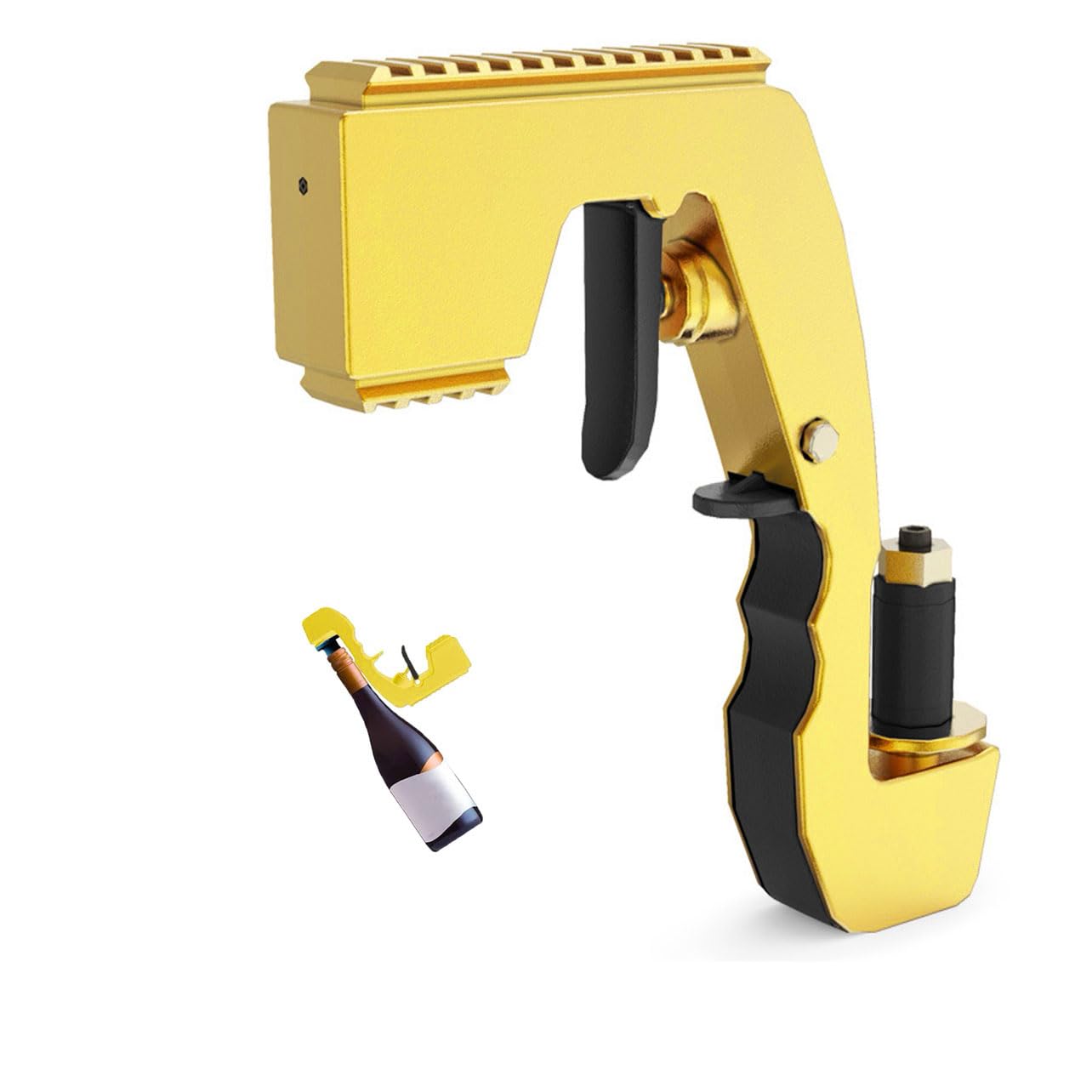 Photo 1 of *USED*
UPOFI Champagne Gun?Champagne Gun for Parties - Lightweight Plastic Sprayer with Adjustable rubber plug?Portable &Safe Beer Shooter for Birthdays, Weddings?Easy Clean & Reusable(Gold)