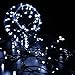 Qedertek Upgraded Solar/Battery Powered String Lights, 72ft 8 Modes 200 LED Dual Power Seasonal Decorative Fairy Lights for Christmas, Home, Garden, Patio, Lawn and Party Decorations(Cool White)