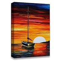 Canvas Wall Art Vintage Oil Painting Canvas Prints Home Artwork Decoration for Living Room,Bedroom - 12x18 inches