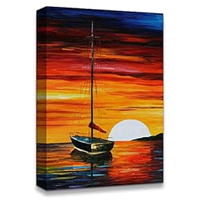 Vintage Oil Painting Home Artwork for Living Room Bedroom