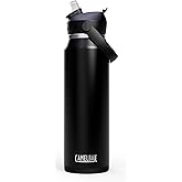 CamelBak Thrive Flip Straw Insulated Stainless Steel Water Bottle Black, 32oz