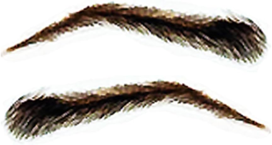 False Eyebrows, INSTABROWS 100% Handmade Human Hair Re-Usable [Up to 3 Months] Silicone Based BEYONCE Fake Eyebrows