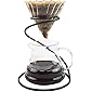 Pour Over Coffer Maker Set – Includes Glass Coffee Dripper, Metal Dripper Stand and Heat Resistance 600ml Coffee Server…