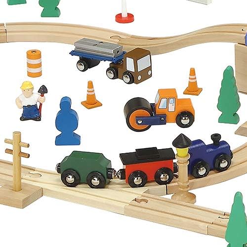 maxim enterprise 100pc mountain train set with activity table