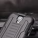 Cocomii Robot Belt Clip Holster Galaxy S4 Mini Case, Slim Thin Matte Kickstand Swivel Belt Clip Holster Reinforced Drop Protection Fashion Bumper Cover Compatible with Samsung Galaxy S4 Mini (Black)
