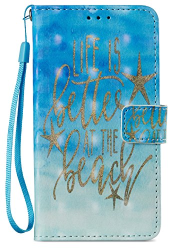 For Samsung Galaxy J3 Emerge / J3 2017 / J3 Prime / J3 Mission / J3 Eclipse / J3 Luna Pro / Sol 2 / Amp Prime 2 / Express Prime2 Case Leather Wallet Credit Card Slot Wrist Strap Protective Phone Cover