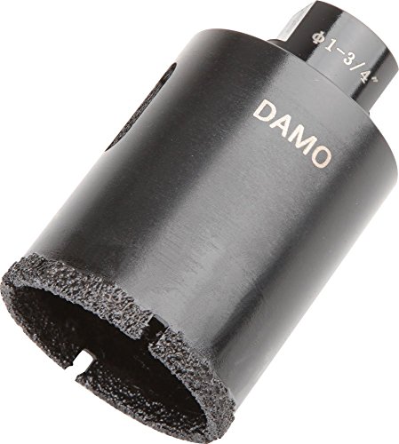 DAMO 1-3/4" Dry/Wet Diamond Core Drill Bit for Concrete/Granite/Marble Hole Saw