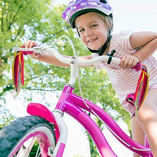 SANNIX 4 Pairs Bike Handlebar Streamers for Boys and Girls Kids Bicycle