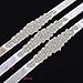 Remedios Exquisite Sash Rhinestone Wedding Bridal Belt for Party Evening dress,Ivory