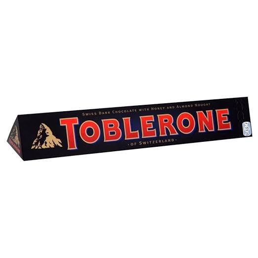 large dark chocolate toblerone