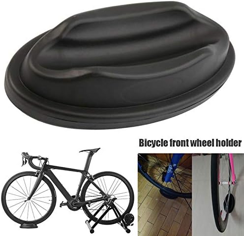 Metyere Professional bike trainer front wheel block Front Wheel Pad Support for Bicycle Accessories Non Slip Resistance Indoor Bicycle Bike Trainer Exercise Stand Training Cycling