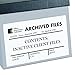 Avery Durable White Cover Up ID Labels for Laser Printers, 5