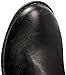 Refresh Tildon-02 Women's Almond Toe Simple Flat Heel Ankle Riding Booties,Black,8