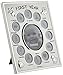 Malden International Designs Baby's First Year Collage Picture Frame, 13 Option, 1-3.5x4, 12-1x1, Silver