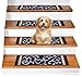 Gloria Low Pile Rubber Backing Non-Slip Stair Treads, Stair Mats, (Set of 7), (8.5
