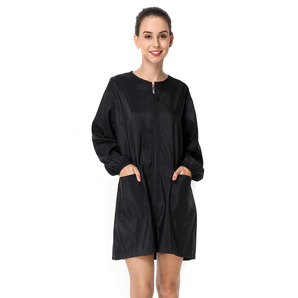 Exttlliy Chameleon Fabric Salon Smock Professional