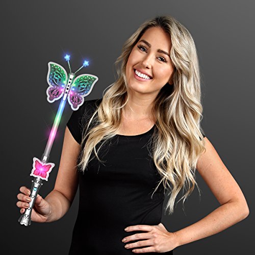 Light Up LED Pretty Butterfly Wand