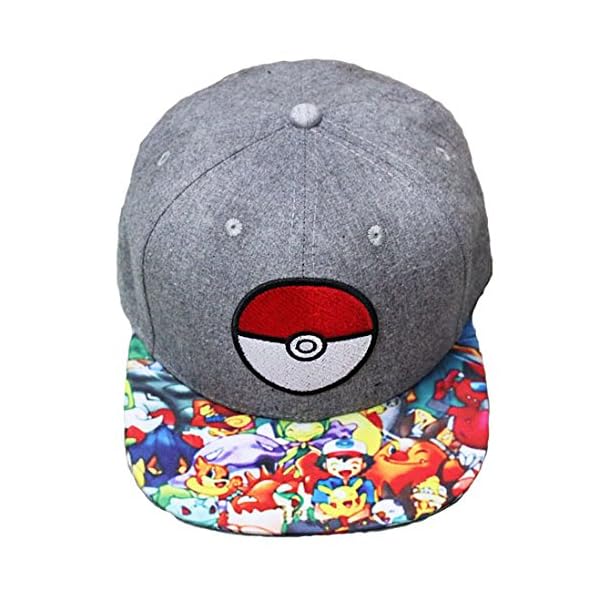 Pokemon-Multi-Character-Snapback-Hat