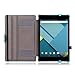 MoKo Google Nexus 9 Case - Slim-Fit Multi-angle Folio Cover Case for Google Nexus 9 8.9 inch Volantis Flounder Android 5.0 Lollipop tablet by HTC, Light BLUE