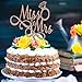 Miss to Mrs Cake Topper Rose Gold Glitter Bride To Be Cake Topper for Bridal Shower, Miss To Mrs Bridal Cake Topper Bachelorette Cake Topper for Bridal Shower Wedding Party Cake Supplies
