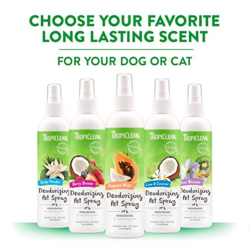 TropiClean Deodorizing Sprays for Pets, Made in USA Made in USA