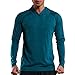 Gerlobal Mens Gym Workout Active Muscle Bodybuilding Long Sleeve Hoodies Casual Hooded Sweatshirts Blue,X-Large
