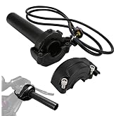 JFG RACING Electric Dirt Bike Throttle Handle for Surron LBX/X160 X260 | Black,nylon+6061 aluminum,with rolling bearing,smoother throttle twist,for Surron Light Bee X,for X160,for X260
