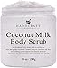 Handcraft Coconut Body Scrub for Skin Care and Face Care 10 oz – Exfoliating Body Scrub, Face Scrub and Foot Scrub for Men and Women – Moisturizing Salt Scrub for Age Spots and Smoother Skin