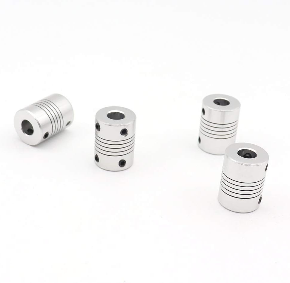 Amazon Com Lk S Shop Coupling Shaft 4mmx4mm D19l25 Aluminum Connector 4pcs Lot Alloy Flexible Coupling For Stepper Motor Coupler Shaft Couplings 3d Printer Parts Connection Home Kitchen