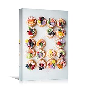 signwin Canvas Wall Art Fruit Tart Platter Chic...